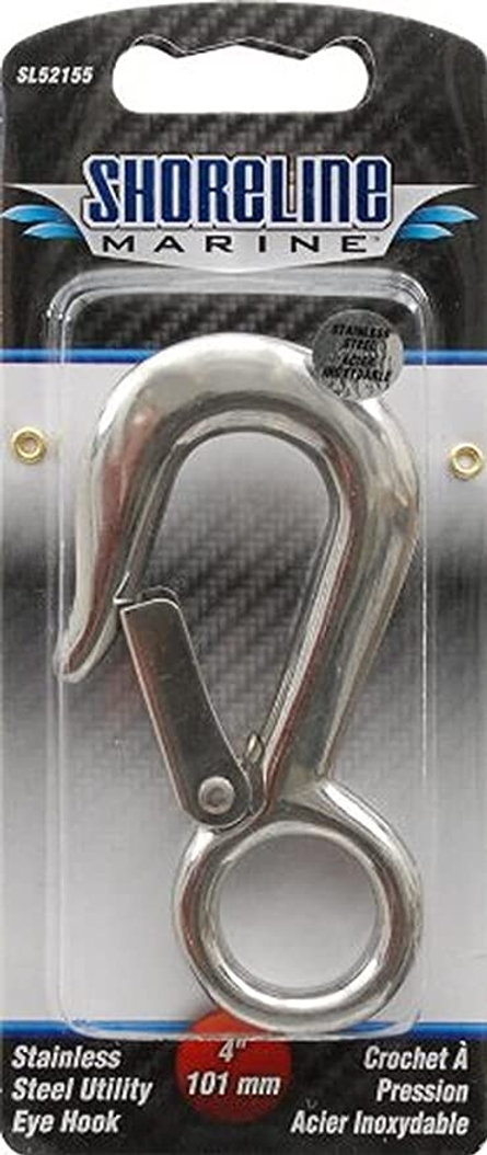 Shoreline Marine 4-Inch Utility Eye Hook